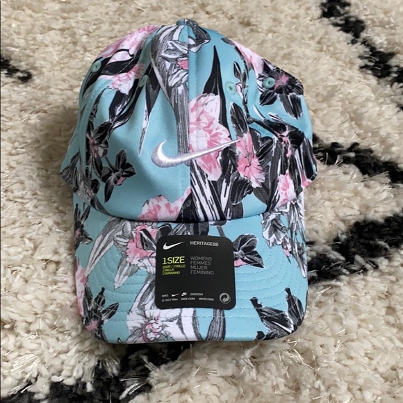 Nike Accessories - Floral Nike Hat NWT